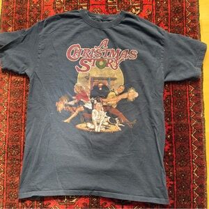 A Christmas Story Y2K black Faded Tee Men’s Size Large